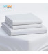 Fitted White Bed Sheet for Hospitality | 100% Cotton | 150 Threads and 115 g/m²