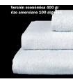 Serviette Blanche Hôtellerie 400 g/m² | 100% Coton Pur | Économique & Résistante | Idéale pour Hôtels