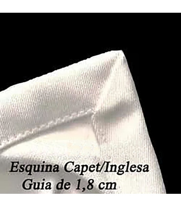 BASIC Plain Satin Tablecloth 50/50 Cotton-Polyester WHITE | 240 g/m² | English Corner | Made to Measure