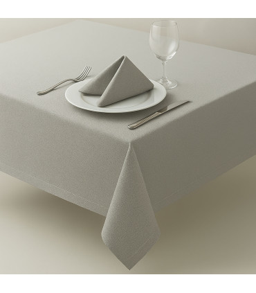 Nappe 100% Polyester Anti-froissement 215 g/m² | Finition Mate | Coin Anglais | DEMANDER UN DEVIS