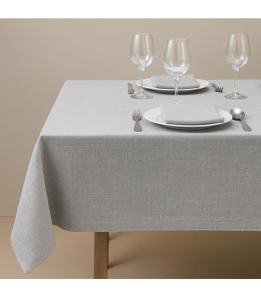 Nappes ASPECT LIN pour l'hôtellerie-restauration, 50 % coton, 50 % polyester, 220 g/m² | Coutures anglaises | DEMANDER UN DEVIS
