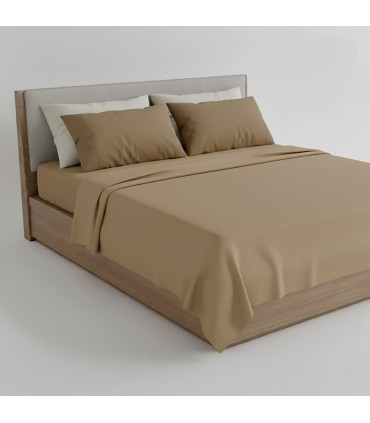 Drap Plat COLOR pour Hôtellerie | Mélange 50% Polyester 50% Coton | 150 Fils et 115 g/m²