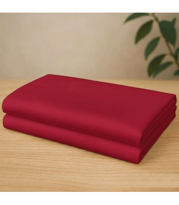 Flat Bed Sheet COLOR for Hospitality | 50/50 Polyester-Cotton Blend | 150 Thread Count and 115 g/m²