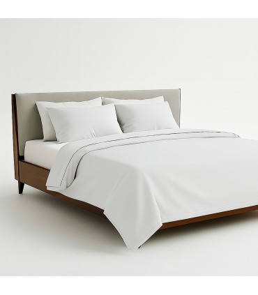 Capa Nórdica BRANCA para Hotelaria | 50% Poliéster 50% Algodão | 150 Fios e 115 g/m²