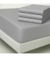 Fitted Bed Sheet COLOR for Hospitality | 50/50 Polyester-Cotton Blend | 150 Thread Count and 115 g/m²