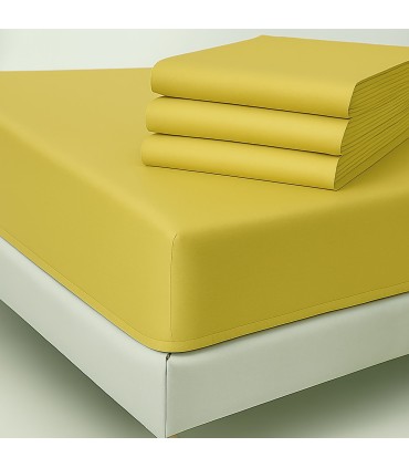 Lençol Ajustável COLOR para Hotelaria | Mistura 50% Poliéster 50% Algodão | 150 Fios e 115 g/m²