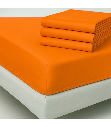 Drap-Housse COLOR pour Hôtellerie | Mélange 50% Polyester 50% Coton | 150 Fils et 115 g/m²